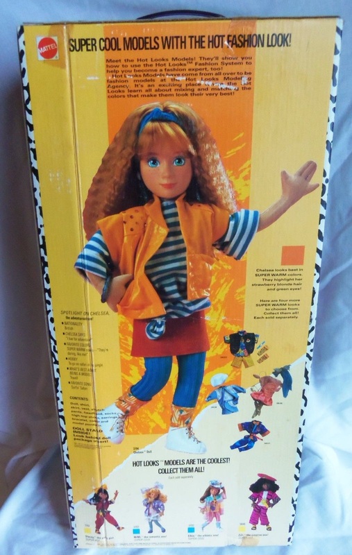 3748 NRFB Vintage Mattel HOT LOOKS Elkie Doll