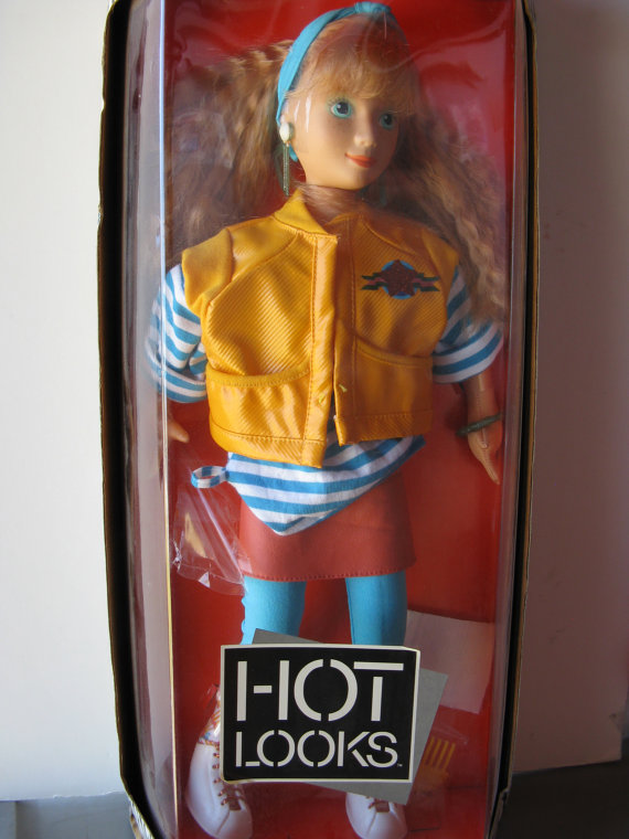 #3748 NRFB Vintage Mattel HOT LOOKS Elkie Doll 